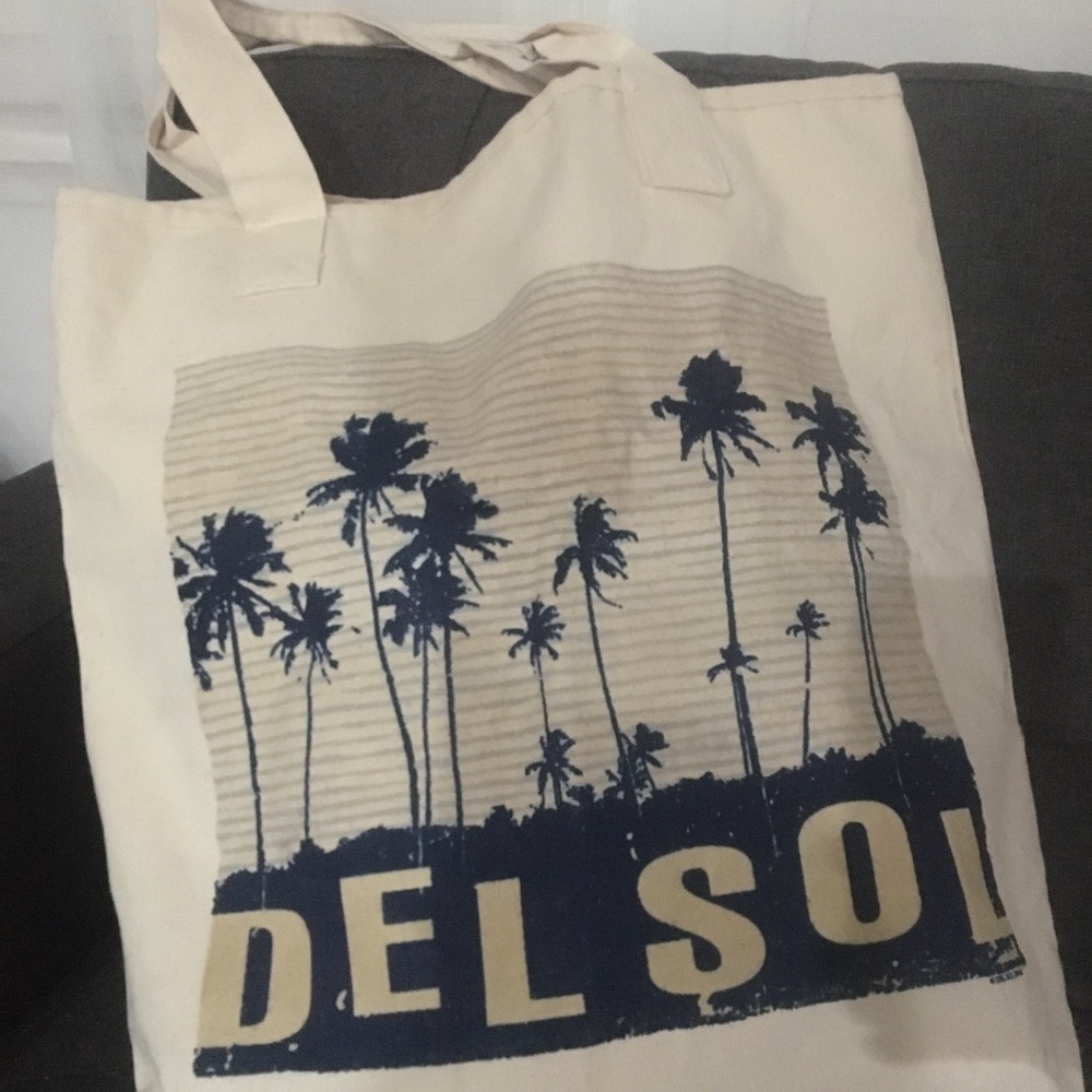 Canvas Del Sol Beach Bag